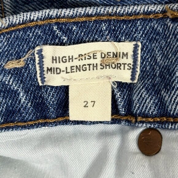 Madewell High Rise Mid Length Shorts - Picture 9 of 13